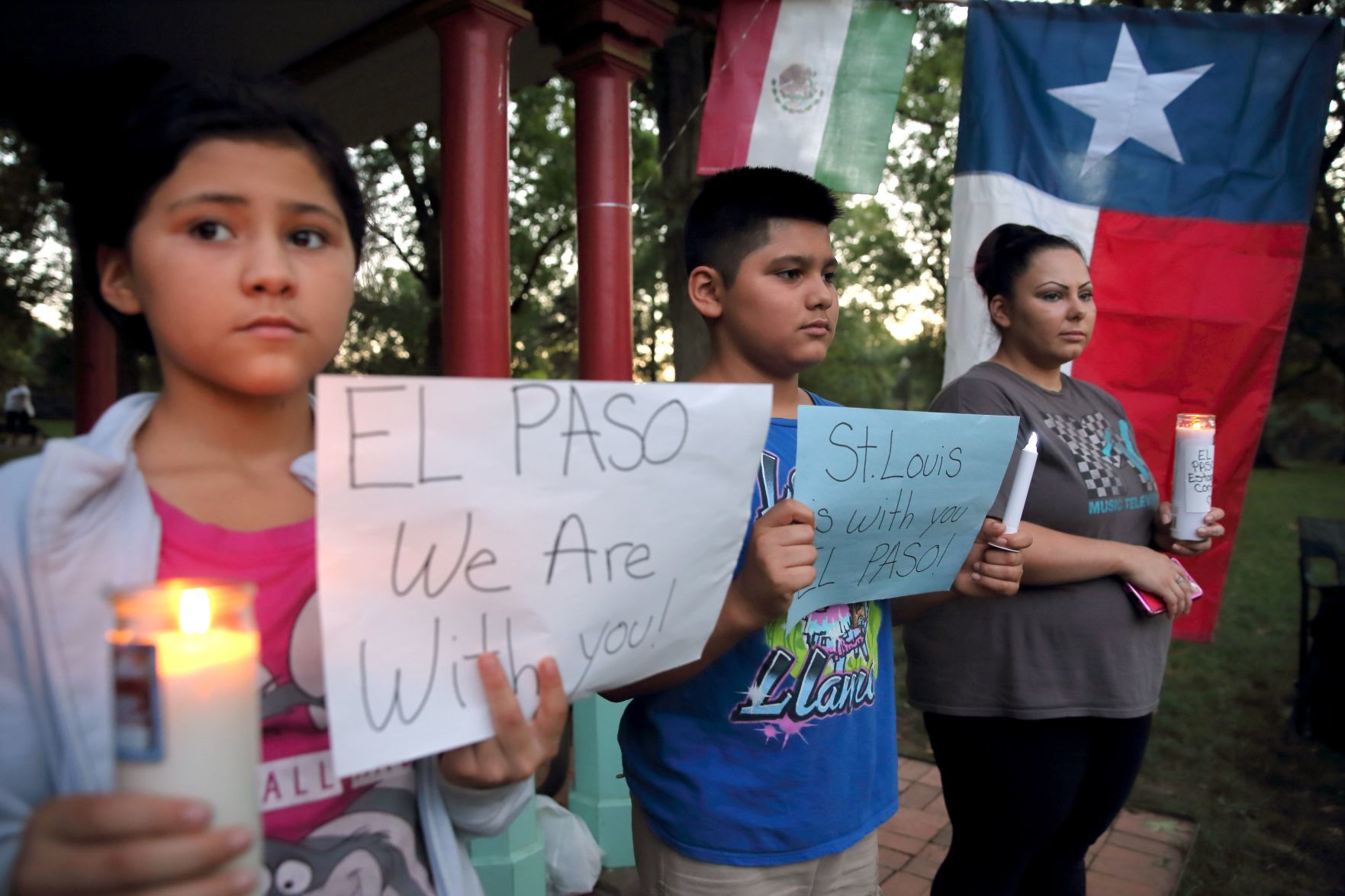 St. Louis vigil for El Paso shooting victims